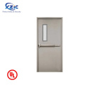 1000mm*2100mm view window fire exit door 1.5h fire resistant time with panic bar